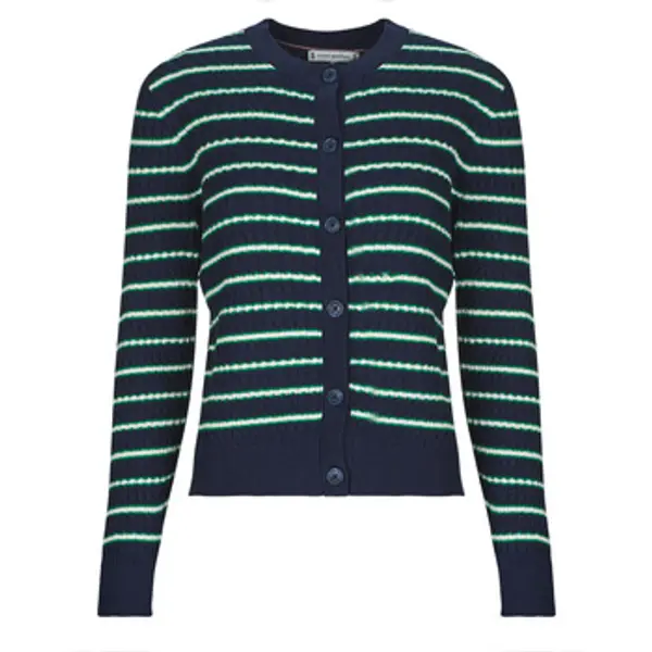 Tommy Hilfiger Tommy Hilfiger  Veste i kardigani CO CABLE FINE GG C-NK LS CARDI  Tommy Hilfiger