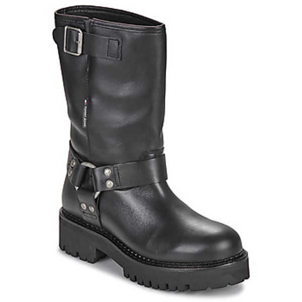 Tommy Jeans Tommy Jeans  Polučizme TJW URBAN BIKER BOOT LEATHER  Tommy Jeans