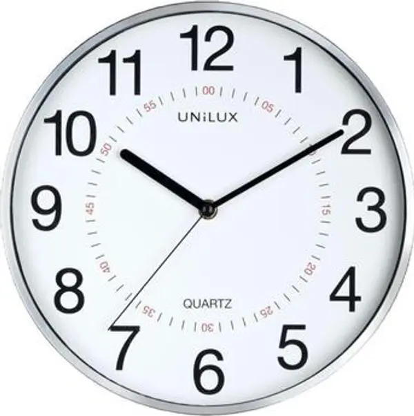unilux unilux  Satovi Horloge murale  Aria design rond gris  unilux