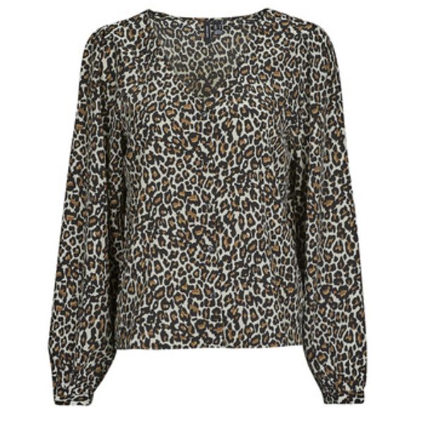 Vero Moda Vero Moda  Topovi i bluze VNMNAJA LS V NECK PLEAT SHIRT  Vero Moda