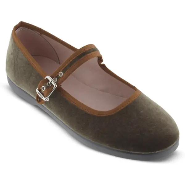 Victoria Victoria  Balerinke i Mary Jane cipele KAKI  Victoria