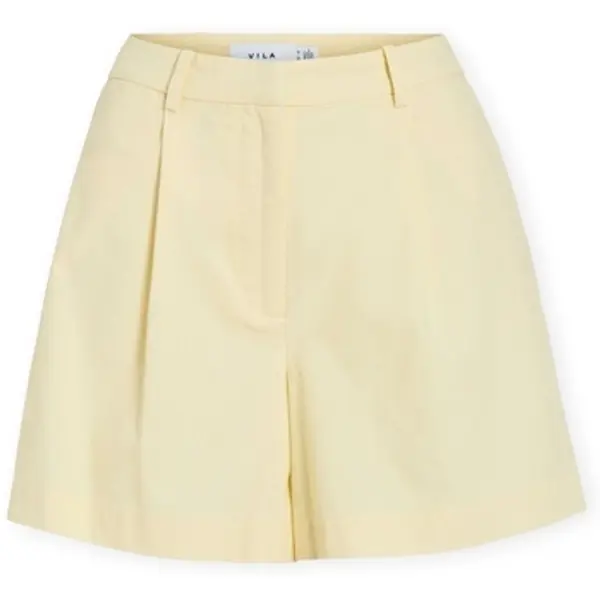 Vila Vila  Bermude i kratke hlače Alara Shorts - Pastel Yellow  Vila
