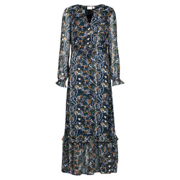 Vila Vila  Duge haljine VIKELLY V-NECK L/S ANCLE  Vila