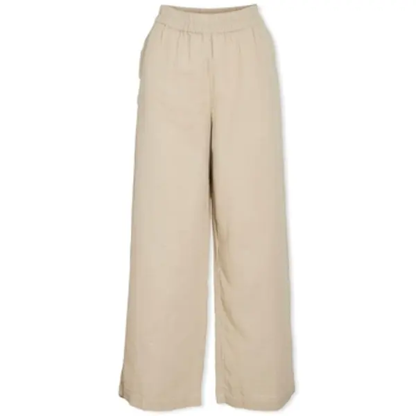 Vila Vila  Hlače Lania Wide Trousers - Feather Grey  Vila