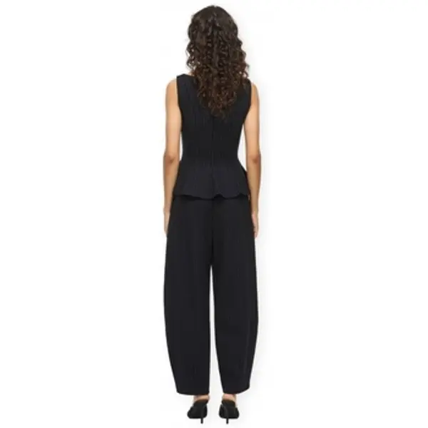 Vila Vila  Hlače Mastriba Trousers - Black Beauty/Pinstripe  Vila