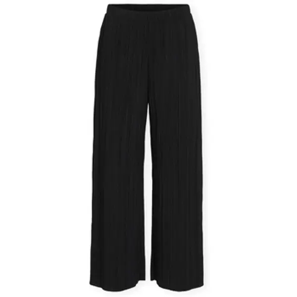 Vila Vila  Hlače Noos Plisa Trousers - Black Beauty  Vila