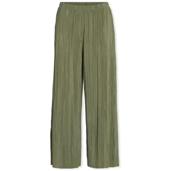 Vila Vila  Hlače Noos Plisa Trousers - Oil Green  Vila
