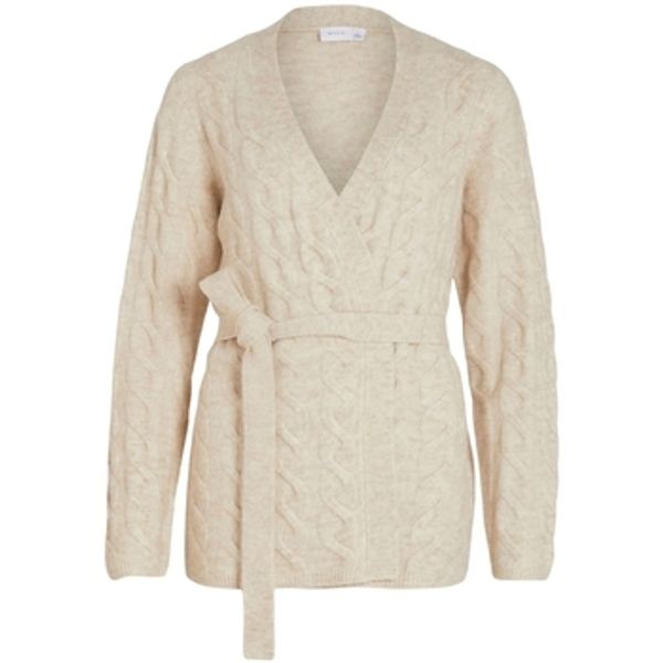 Vila Vila  Kaputi Cardigan Ella L/S - Super Light Natural Melange  Vila