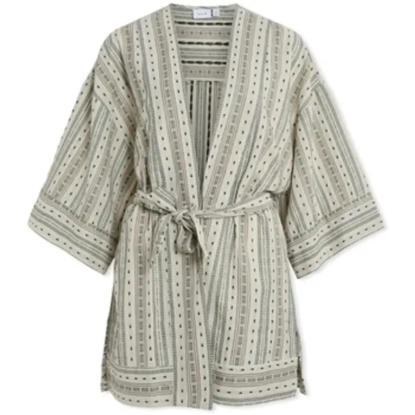 Vila Vila  Kaputi Senso Kimono - Birch/Embroidery  Vila