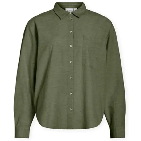 Vila Vila  Košulje i bluze Noos Prisilla Loose Shirt - Olivine  Vila