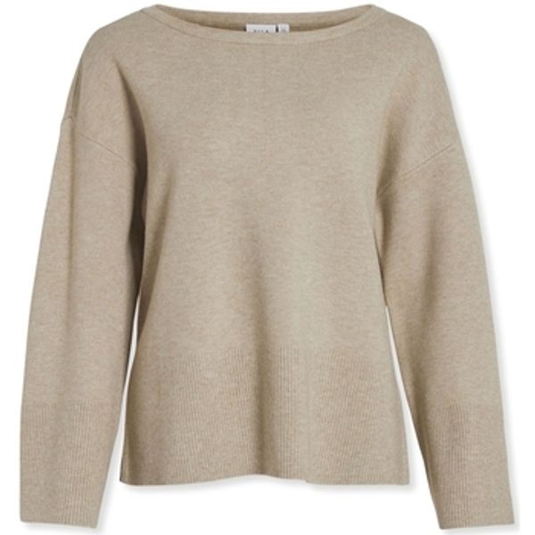 Vila Vila  Puloveri Cassie Boatneck Knit L/S - Natural Melange  Vila