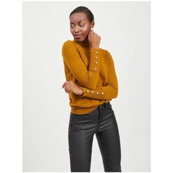 Vila Vila  Puloveri Kuza Roll Neck Knit - Tapenade  Vila