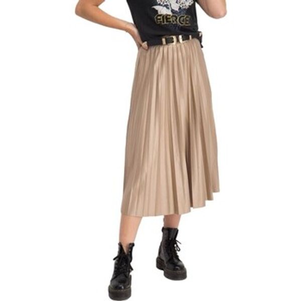 Vila Vila  Suknje Nitban Midi Skirt - Sand Shell  Vila