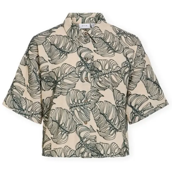 Vila Vila  Topovi i bluze Flura Shirt - Birch/Atlantic  Vila