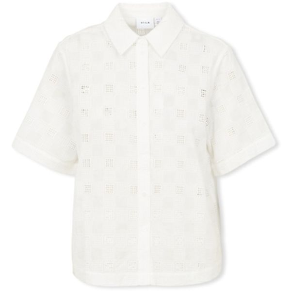 Vila Vila  Topovi i bluze Lucie Shirt 2/4 - Cloud Dancer  Vila