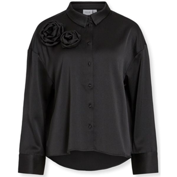 Vila Vila  Topovi i bluze Medina Rose Shirt L/S - Black  Vila