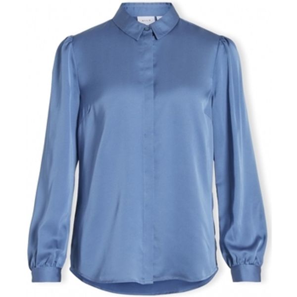 Vila Vila  Topovi i bluze Noos Shirt Ellette Satin - Coronet Blue  Vila