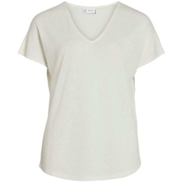 Vila Vila  Topovi i bluze Top Amer S/S - Cloud Dancer  Vila