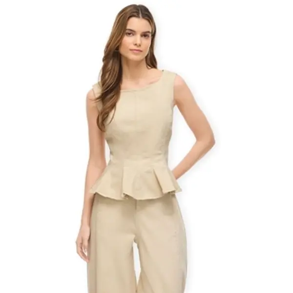 Vila Vila  Topovi i bluze Top Chia Peplum - Birch  Vila