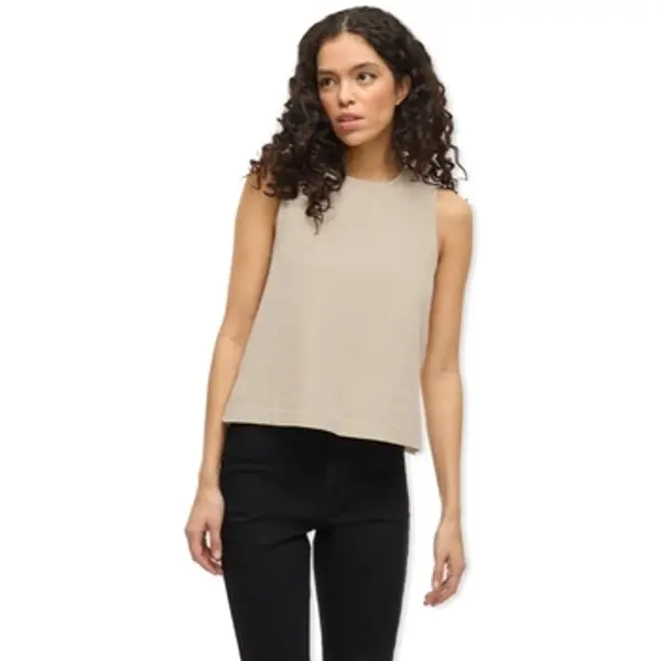 Vila Vila  Topovi i bluze Top Lania Short - Feather Gray  Vila