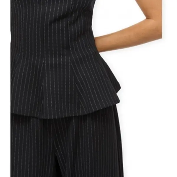 Vila Vila  Topovi i bluze Top Mastriba - Black Beauty/Pinstripe  Vila