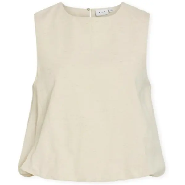 Vila Vila  Topovi i bluze Top Prisilla Balloon - Super Light Natural Melange  Vila