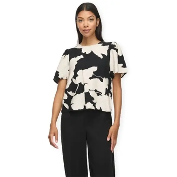 Vila Vila  Topovi i bluze Top Saskia - Black/Birch  Vila