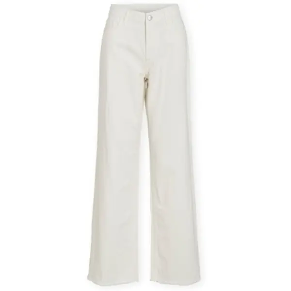 Vila Vila  Traperice ravnog kroja Palma Wide Jeans - Snow White  Vila