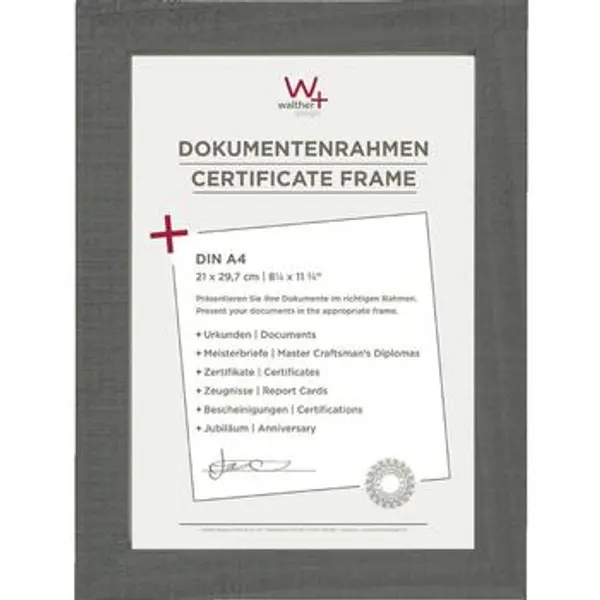 Walther Design Walther Design  Okviri za slike Cadre photo  HO130D bois gris DIN A4  Walther Design