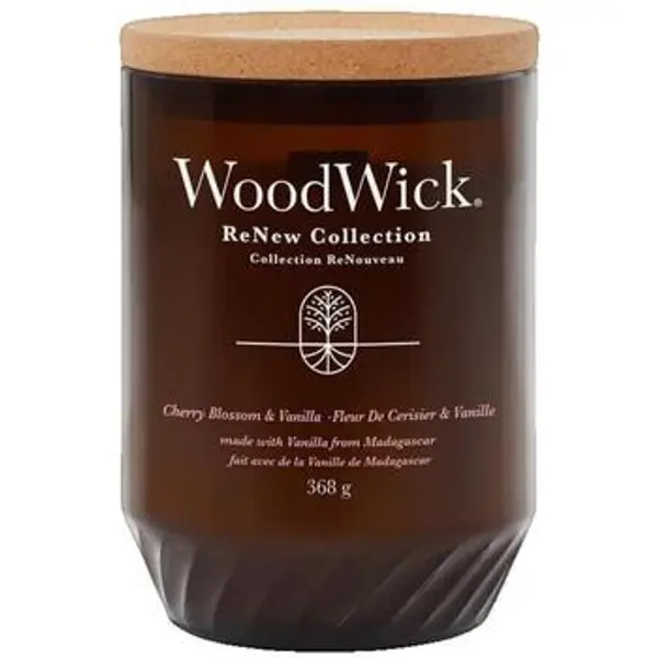 Woodwick Woodwick  Svijeće i raspršivači mirisa Bougie parfumée  Cherry Blossom   Vanilla  Woodwick