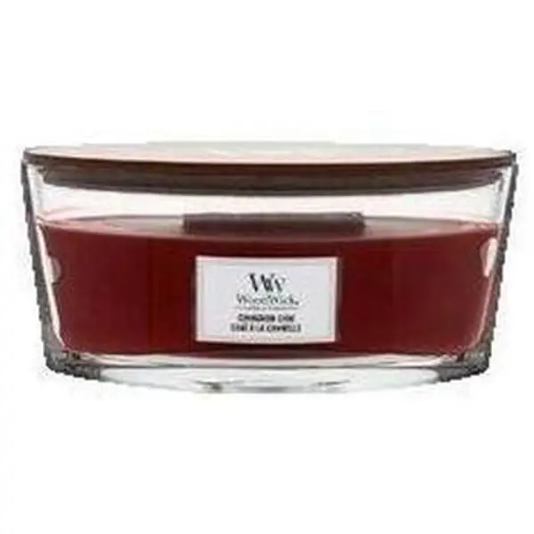 Woodwick Woodwick  Svijeće i raspršivači mirisa Bougie parfumée  Cinnamon Chai rouge  Woodwick