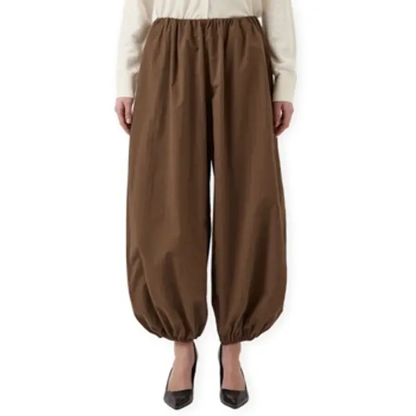 Y.A.S Y.a.s  Lagane hlače / Šalvare YAS Billo Balloon Trousers - Teak  Y.a.s