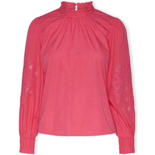 Y.a.s Y.a.s  Topovi i bluze YAS Chelle Top L/S - Raspberry Sorbet  Y.a.s