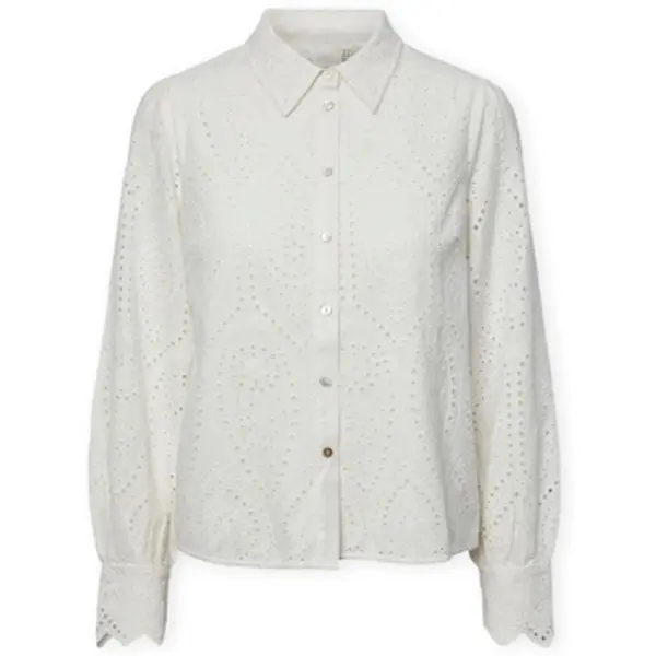 Y.A.S Y.a.s  Topovi i bluze YAS Noos Holi Shirt - Snow White  Y.a.s
