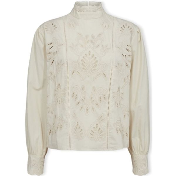 Y.a.s Y.a.s  Topovi i bluze YAS Top Trophy L/S - Birch/Birch  Y.a.s