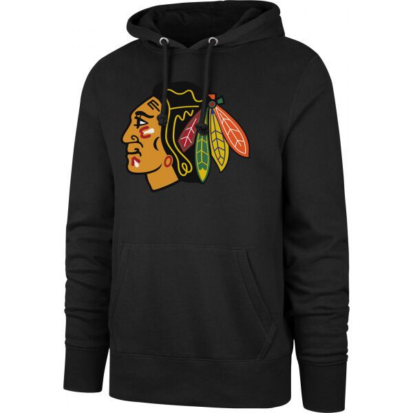 47 47 NHL CHICAGO BLACKHAWKS IMPRINT BURNSIDE HOOD Muška majica, crna, veličina