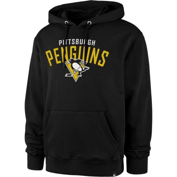 47 47 NHL PITTSBURGH PENGUINS HELIX HOOD Klupska majica s kapuljačom, crna, veličina