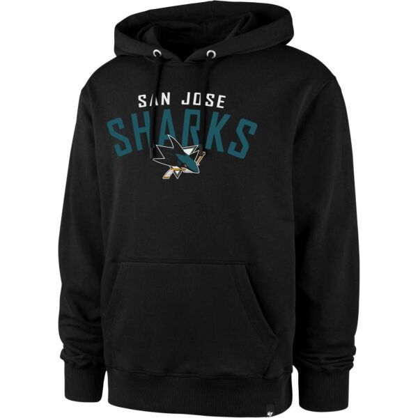 47 47 NHL SAN JOSE SHARKS HELIX HOOD Klupska majica s kapuljačom, crna, veličina