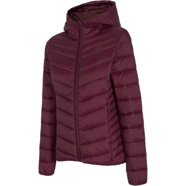 4F 4F WOMENS JACKETS Ženska perjasta jakna, boja vina, veličina