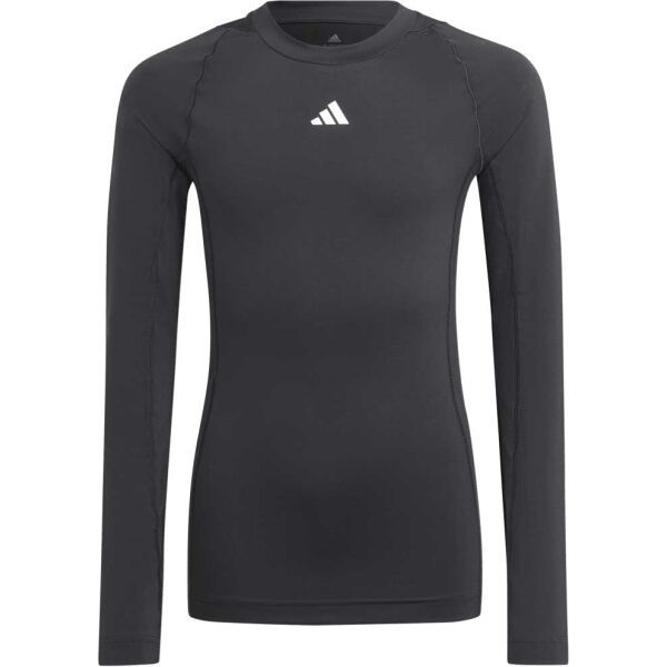adidas adidas TECHFIT LONG SLEEVE TEE Majica za dječake, crna, veličina