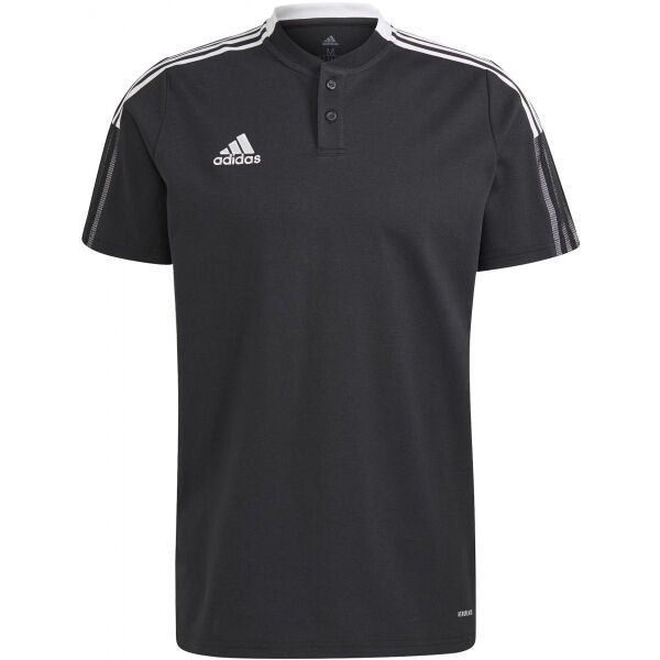adidas adidas TIRO21 POLO Muška majica za nogomet, crna, veličina