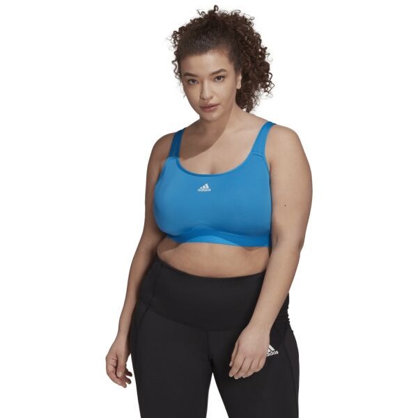 adidas adidas TLRD MOVE HS PS Ženski grudnjak plus size, plava, veličina
