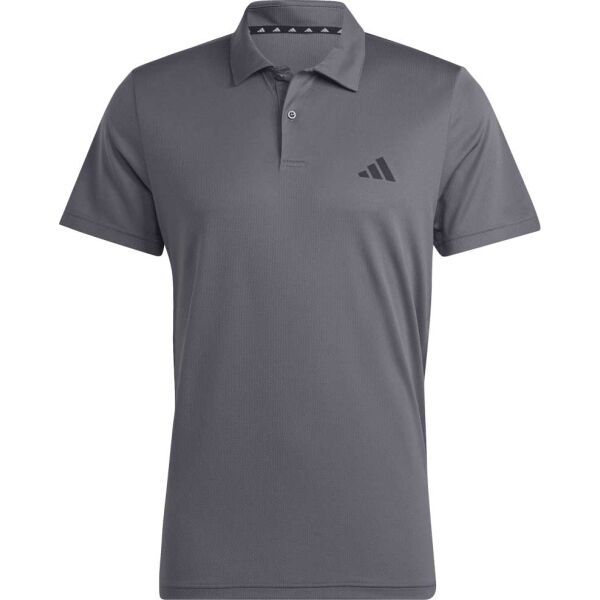 adidas adidas TR-ES BASE POLO Muška kratka majica za treniranje, tamno siva, veličina