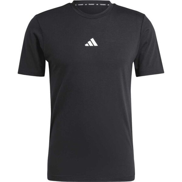 adidas adidas WORK OUT LOGO TEE Muška majica za treniranje, crna, veličina