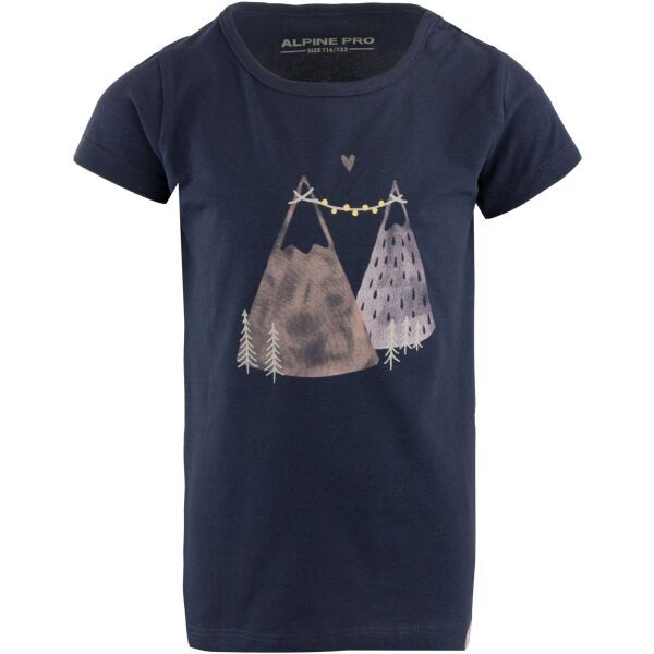 ALPINE PRO ALPINE PRO LOHRO Majica za djevojčice, tamno plava, veličina