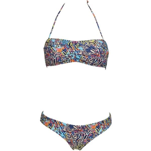 Arena Arena BANDEAU ALLOVER Ženski kupaći kostim, mix, veličina