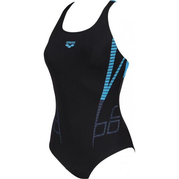 Arena Arena SHINER SWIM PRO BACK ONE PIECE Ženski jednodijelni kupaći kostim, crna, veličina