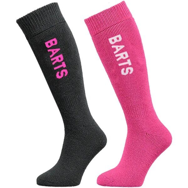 BARTS BARTS BASIC SOCK 2 PACK KIDS 2 para dječjih skijaških čarapa, ružičasta, veličina