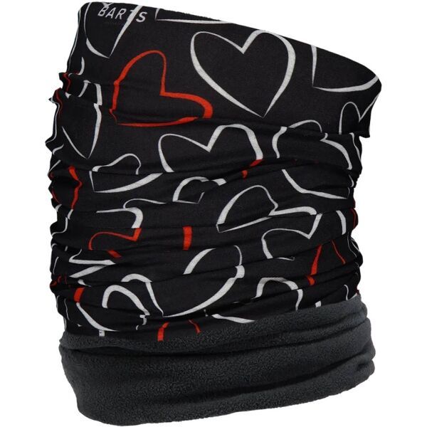 BARTS BARTS MULTICOL POLAR HEARTS Grijač za vrat, crna, veličina