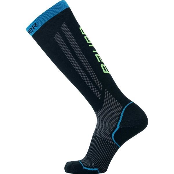 Bauer Bauer PERFORMANCE TALL SKATE SOCK Visoke kompresijske čarape, crna, veličina